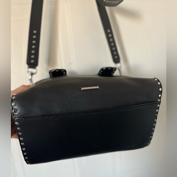 Rebecca Minkoff Midnighter Medium Satchel Shoulder Crossbody Handbag - Picture 10 of 16